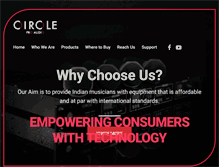 Tablet Screenshot of circleproaudio.com